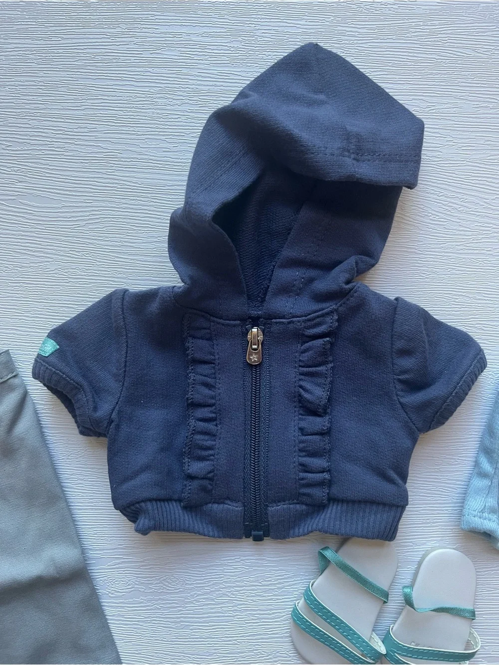 American Girl NIB Ruffled Hoodie Outfit Retired